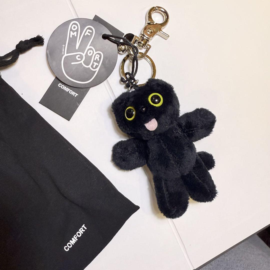 COMFORT MUNK KEY RING ブラック キーホルダー キーリング