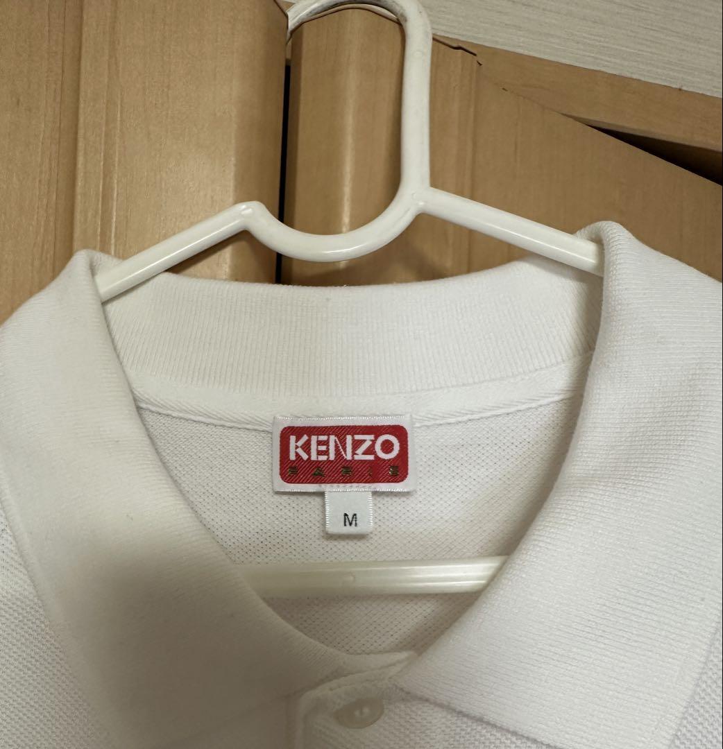 KENZO ホワイト ポロシャツ Mサイズ