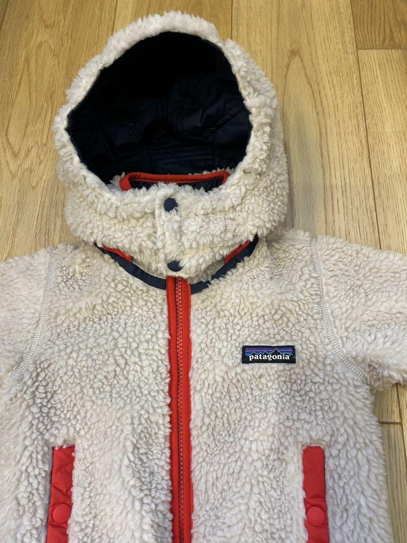 Patagonia キッズコート 6-12M リバーシブル　フード付