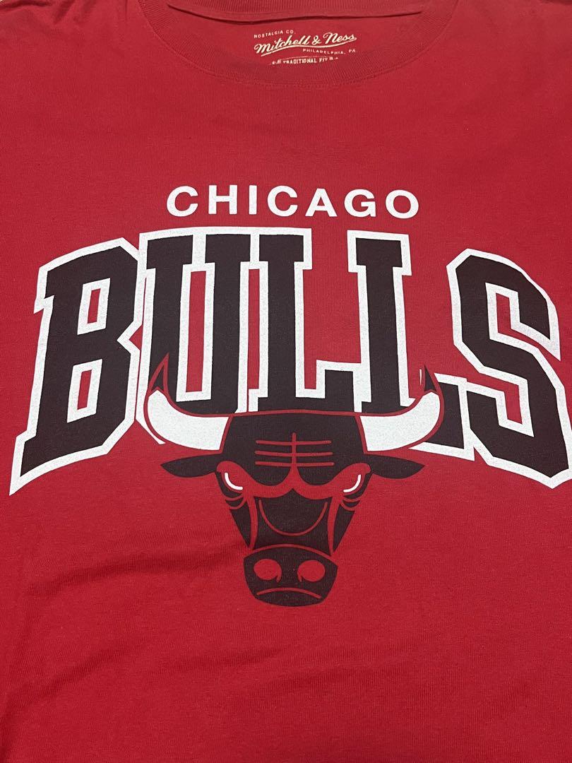 mitchell&ness 半袖Tシャツ シカゴブルズ ビッグロゴ XXL 赤