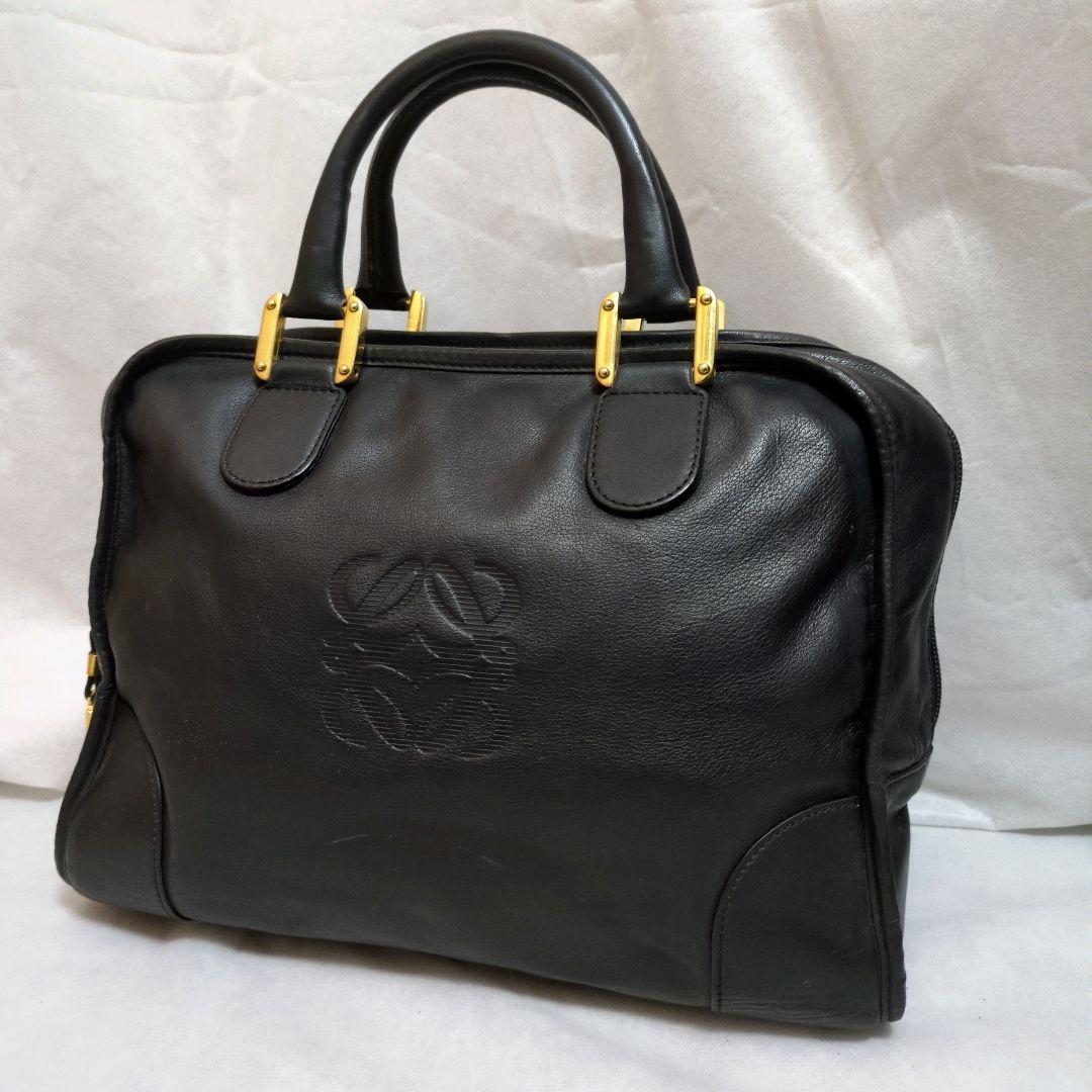 LOEWE ロエベ アマソナ ハンドバッグ ミニボストン ブラック