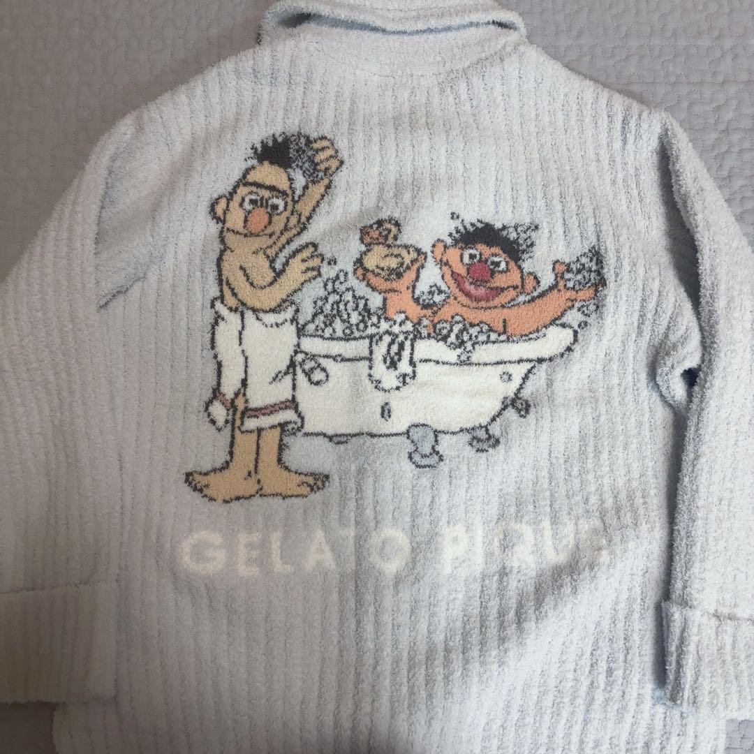 ジェラートピケ　セサミストリート　カーディガン