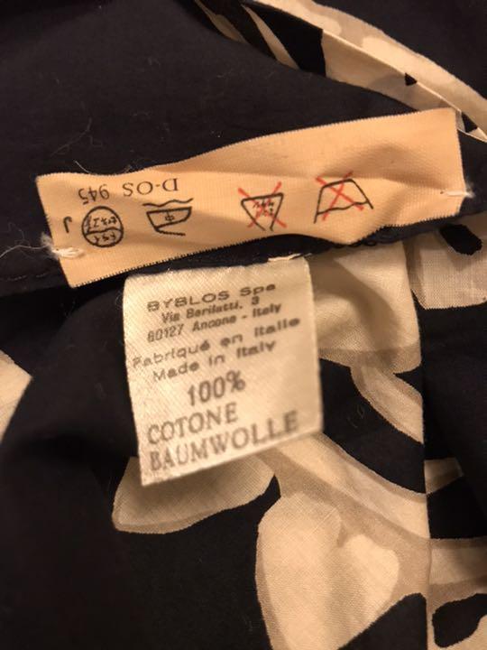 人気品質保証 BYBLOS ビブロス 未使用 MADE IN ITALY ujKJF-m92064115523 超激得安い