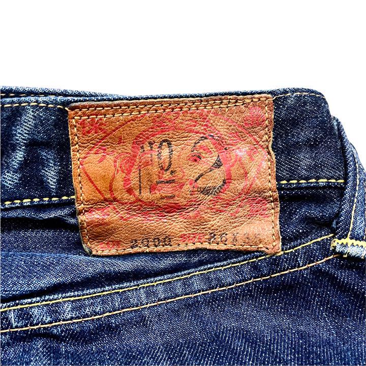 人気SALEお買い得 希少 EVISU 2000 No.2 デニム 黒カモメ tugjL-m92065423224 エヴィス 国産NEW