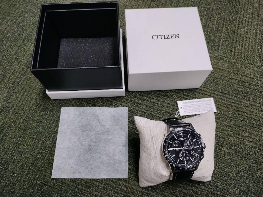 BOYA オーダー受付中♡　CITIZEN クロノグラフ ブラック