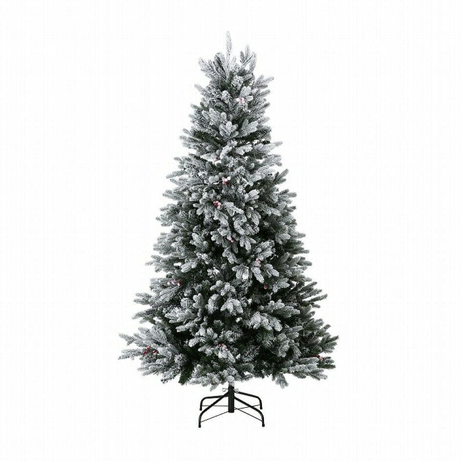 フランフラン クリスマスツリー 180cm スノー グリーン LEDFrancfranc