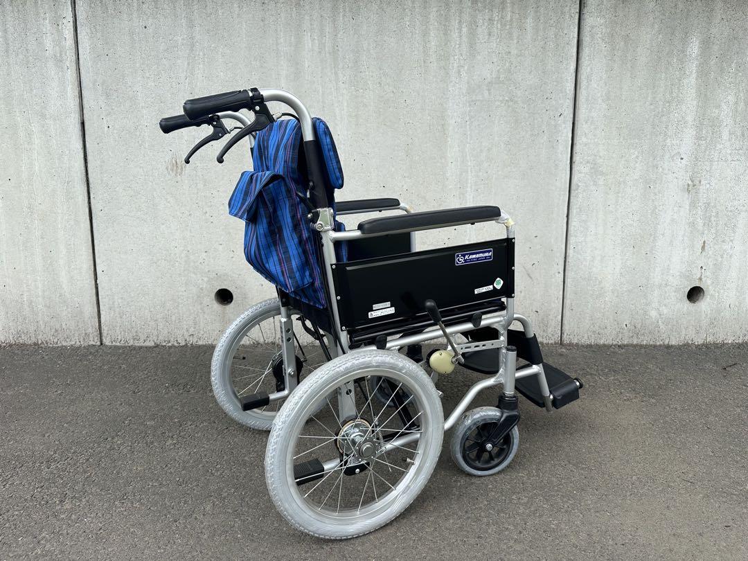 美品　KAWAMURA 車椅子 車いす 介助式 車椅子 カワムラサイクル