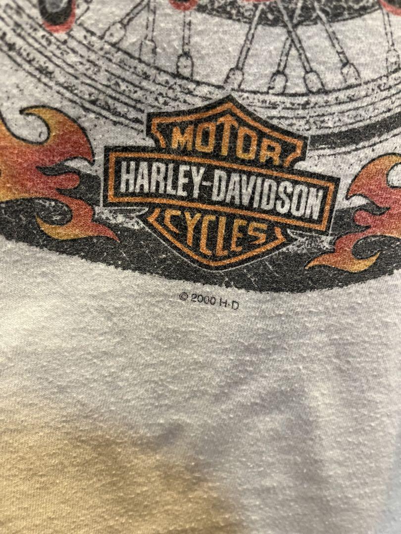 HARLEY DAVIDSON- Vintage 90-00s Flame T-shirt | BEGGARS