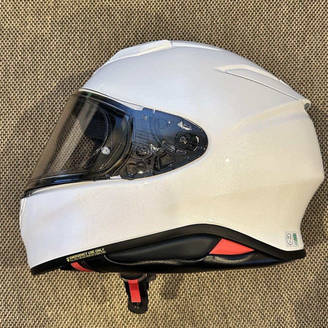 美品SHOEI Z-8 ホワイトヘルメット
