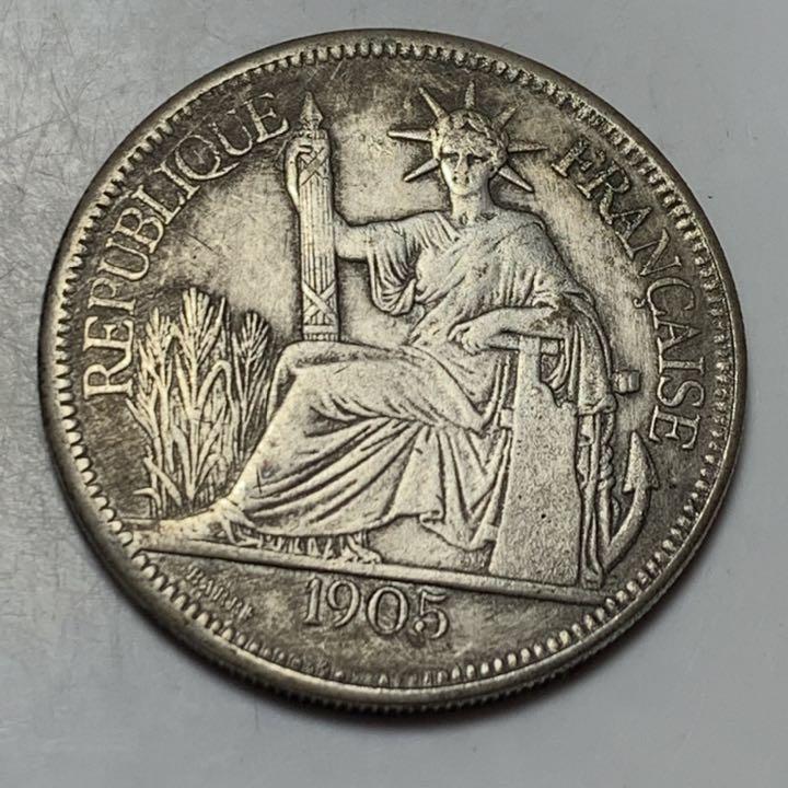 Z-316 海外古錢1905年造 銀貨 美品 コイン