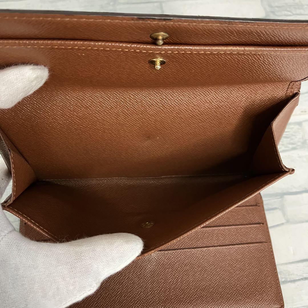 美品　60 LOUIS VUITTON ルイヴィトン　三つ折り財布　長財布