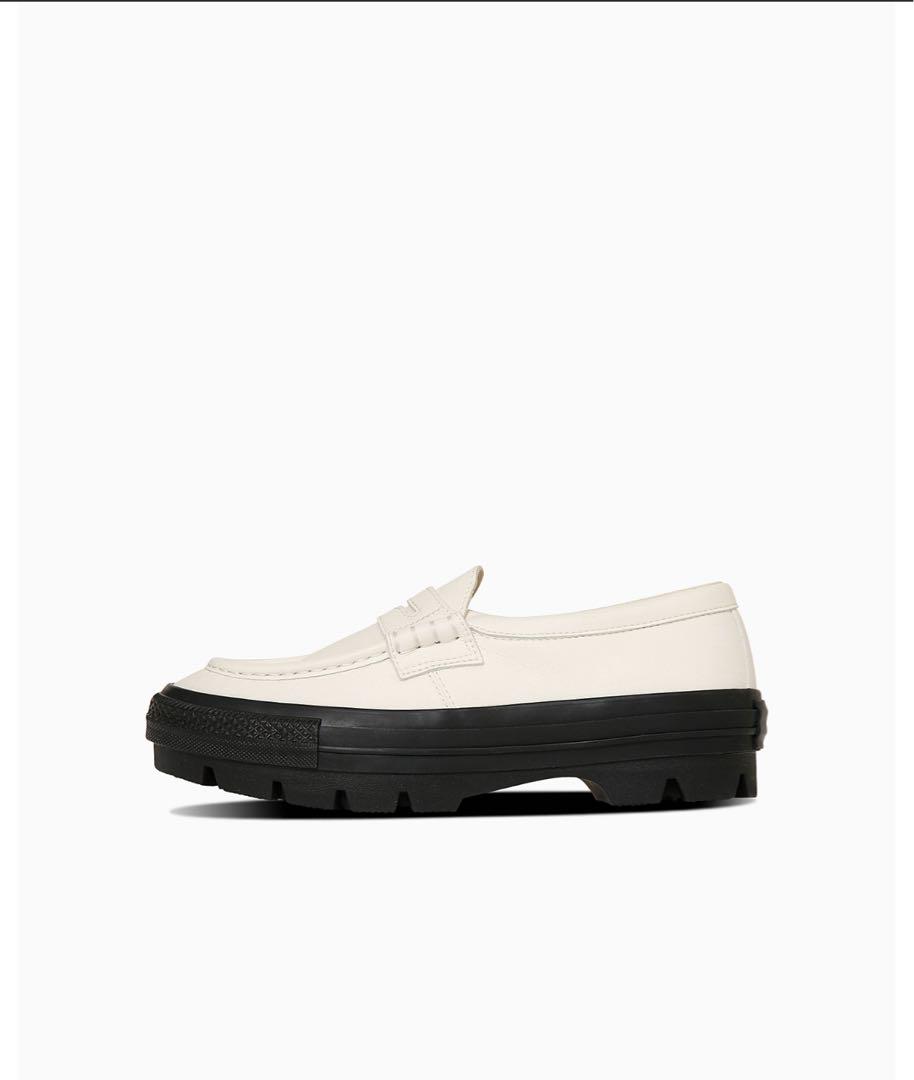 CONVERSE ローファー ホワイト/ブラック
