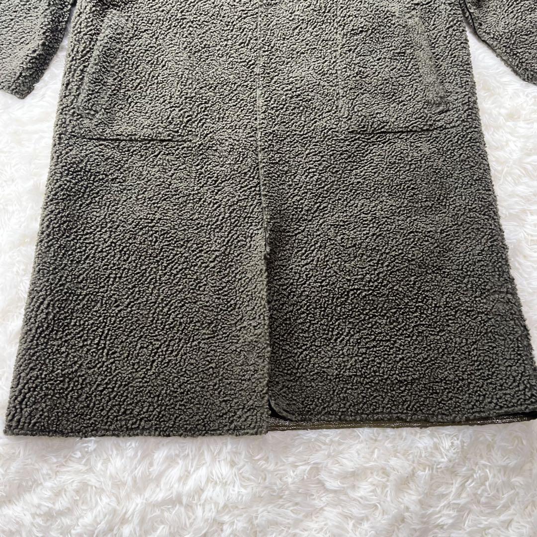 極美品✨ MAISON SPECIAL リバーシブル ボアロングコート カーキ
