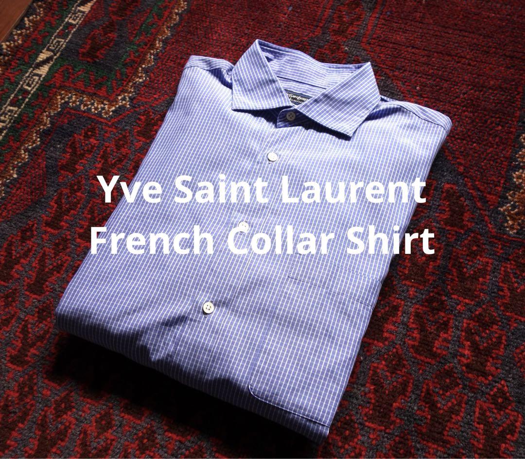 イヴサンローラン フレンチカラーシャツ M yvesaintlaurent 7,899円