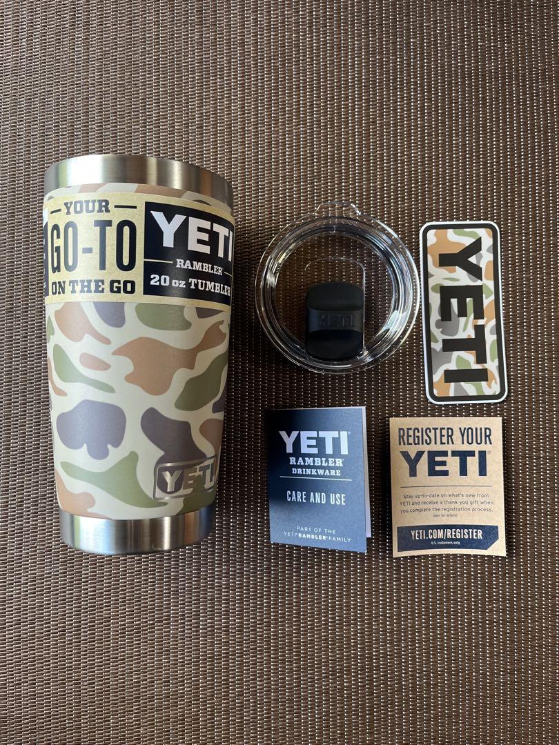 Yeti Tumbler 20oz Camo
