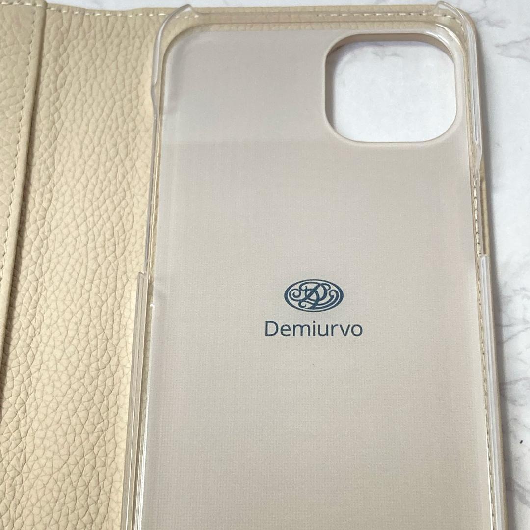 《新品》デミュウ　iPhone13 本革高級　手帳型スマホケース　スマとカバー