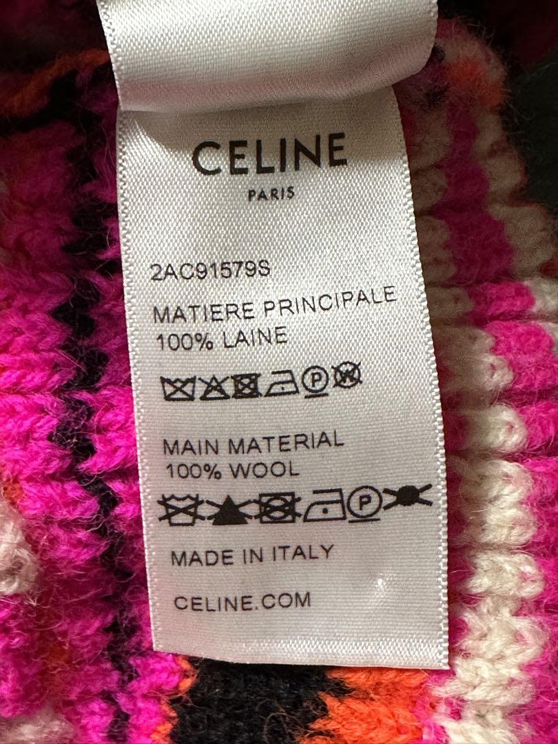 超美品 正規品 CELINE 限定カーディガン ロゴニット オーバーサイズ
