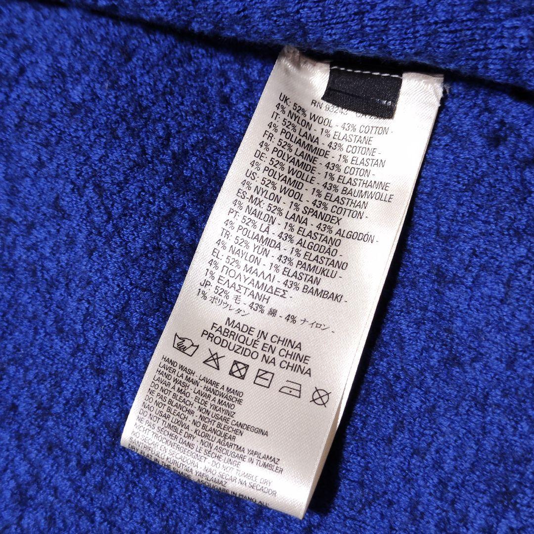 DIESEL ディーゼル ウールコート モッズコート ツイード ネイビー M