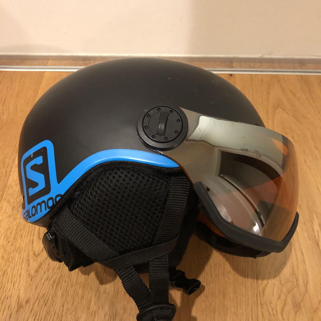 サロモン ヘルメット キッズ バイザー付 サロモン ヘルメット キッズ バイザー付