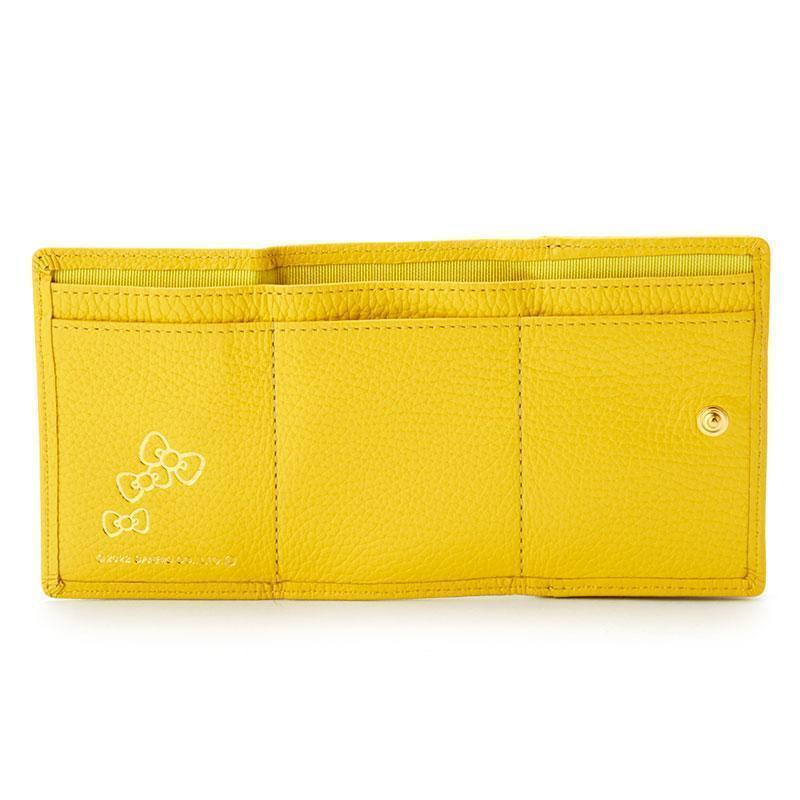 【新品・未使用】ハローキティ 三つ折り 財布 【レモン】 新品・未使用】ハローキティ 三つ折り 財布 【レモン】