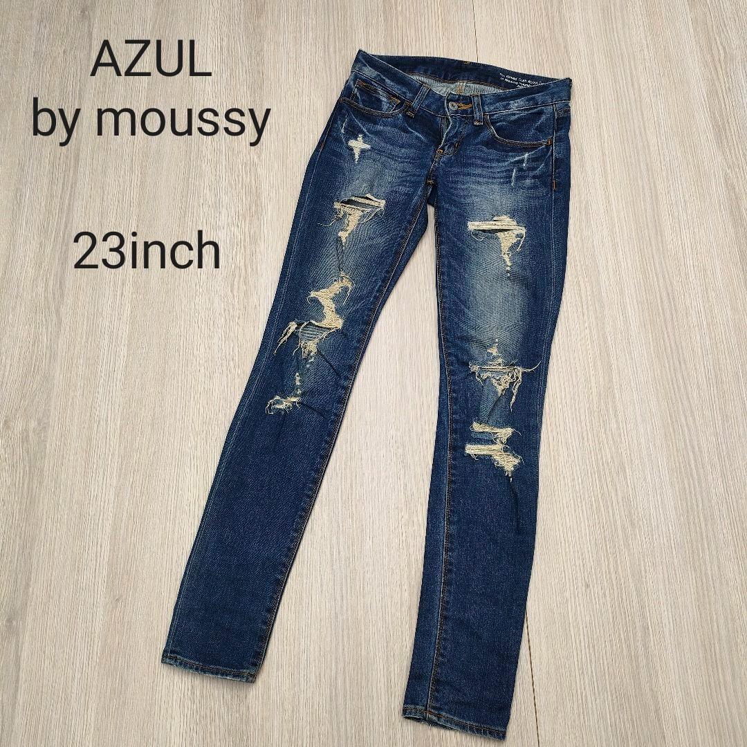 AZUL by moussy マウジー スキニー デニム パンツ ジーンズ 23 - メルカリ AZUL by moussy マウジー スキニー デニム パンツ ジーンズ 23 - メルカリ