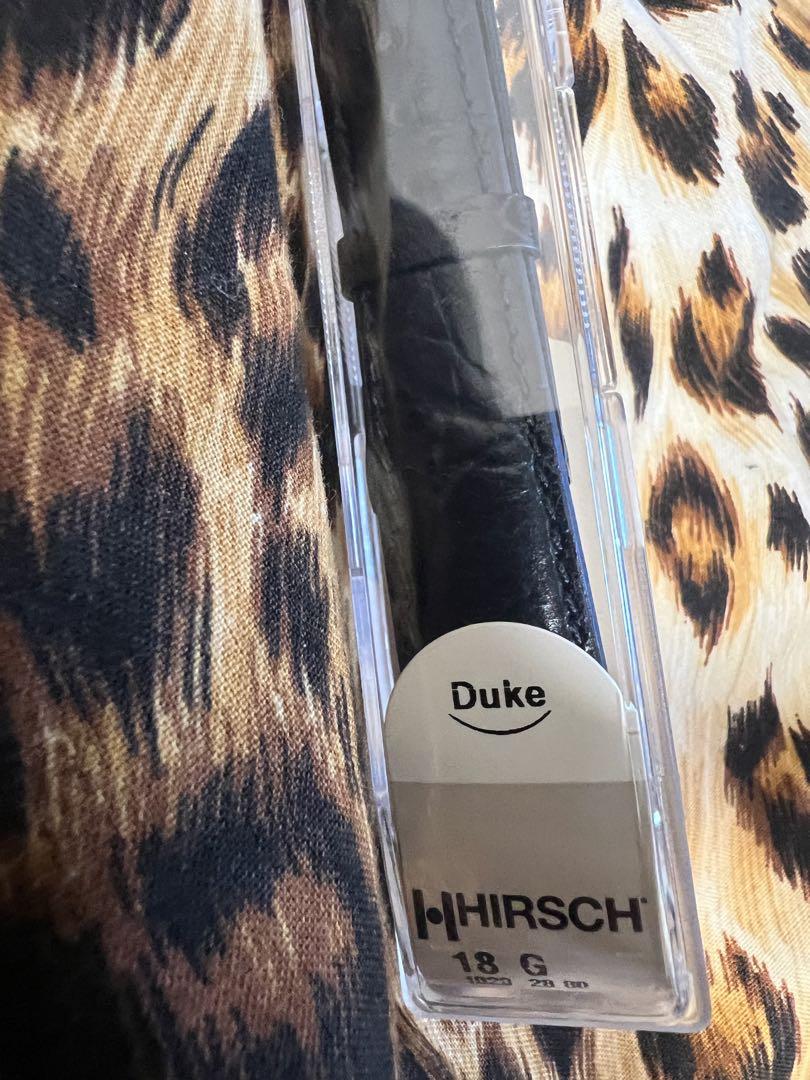 新品未使用！ HIRSCH DUKE  アリゲーターカーフ 本革時計バンド