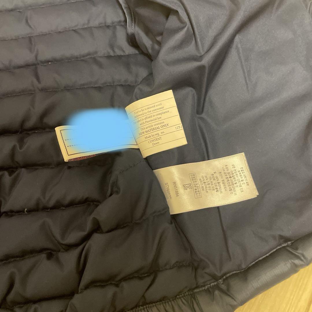 patagonia パタゴニア　キッズ　ダウン　110 ネイビー