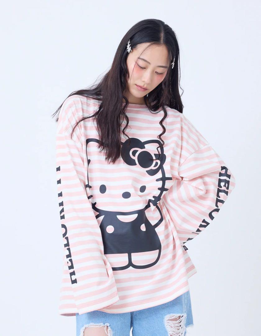 HELLO KITTY x little sunny bite ロンT