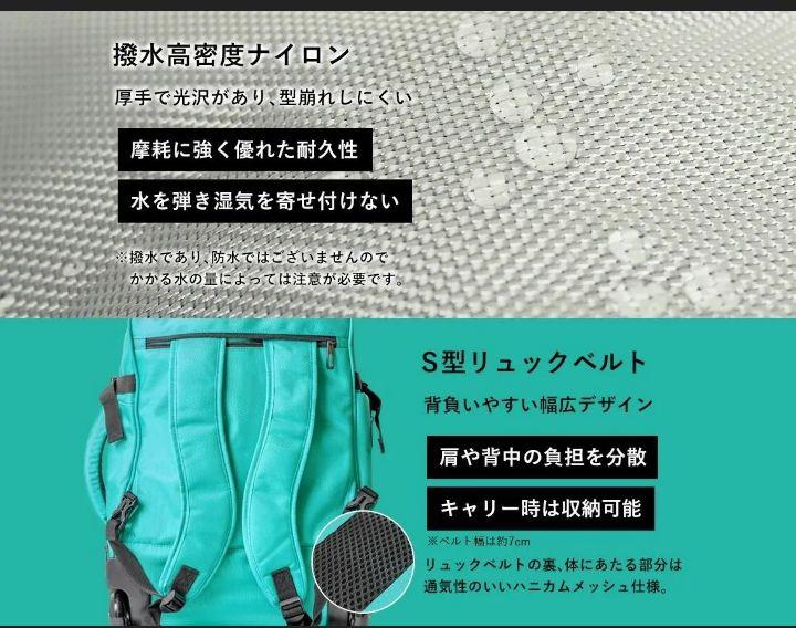 美品!leedee 2wayキャリーバッグ　ブラック
