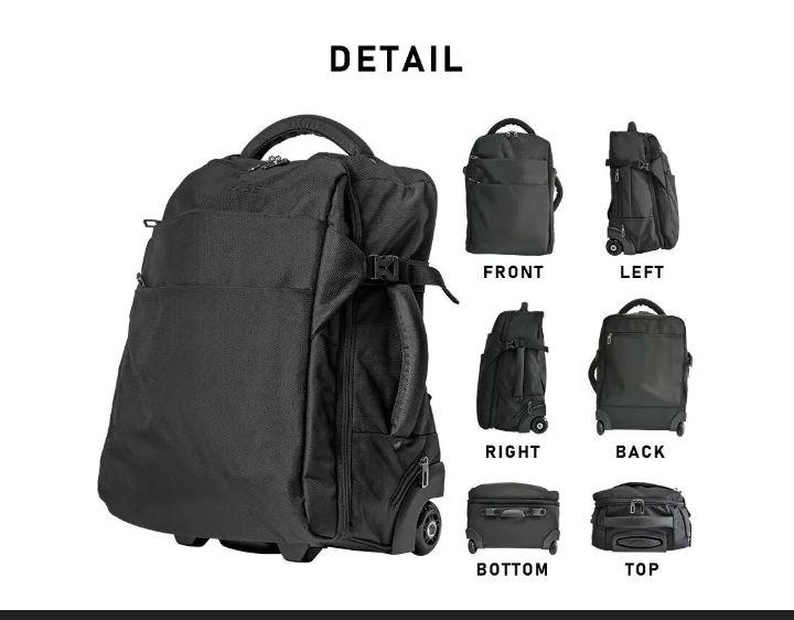 美品!leedee 2wayキャリーバッグ　ブラック