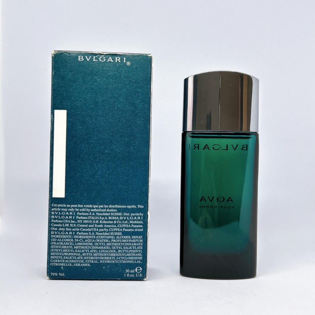 希少レアボトル★ほぼフル満 ブルガリ アクア プールオム 香水 30ml 箱付き