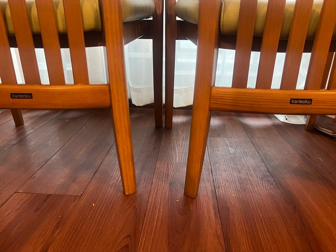 ダイニングチェア2脚セットカリモク家具
