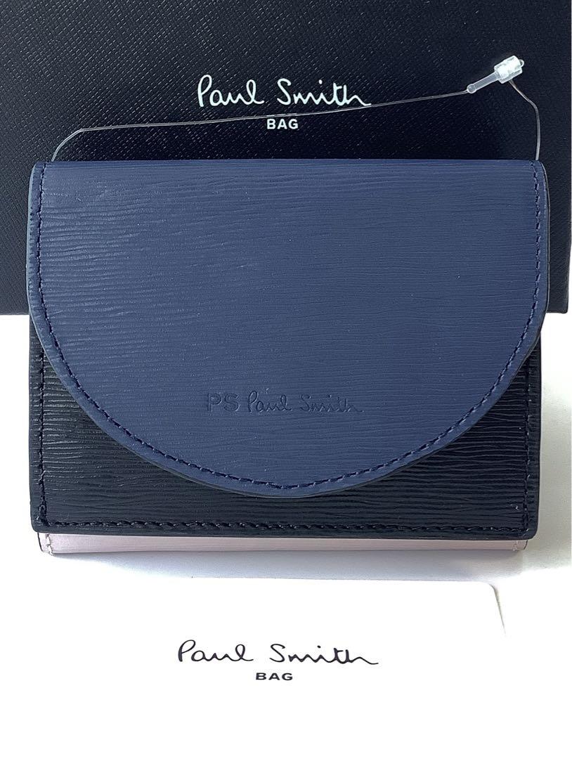 いラインアップ 新品☆ポールスミス☆PaulSmithドット水玉3つ折り財布 ミニ財布 小物