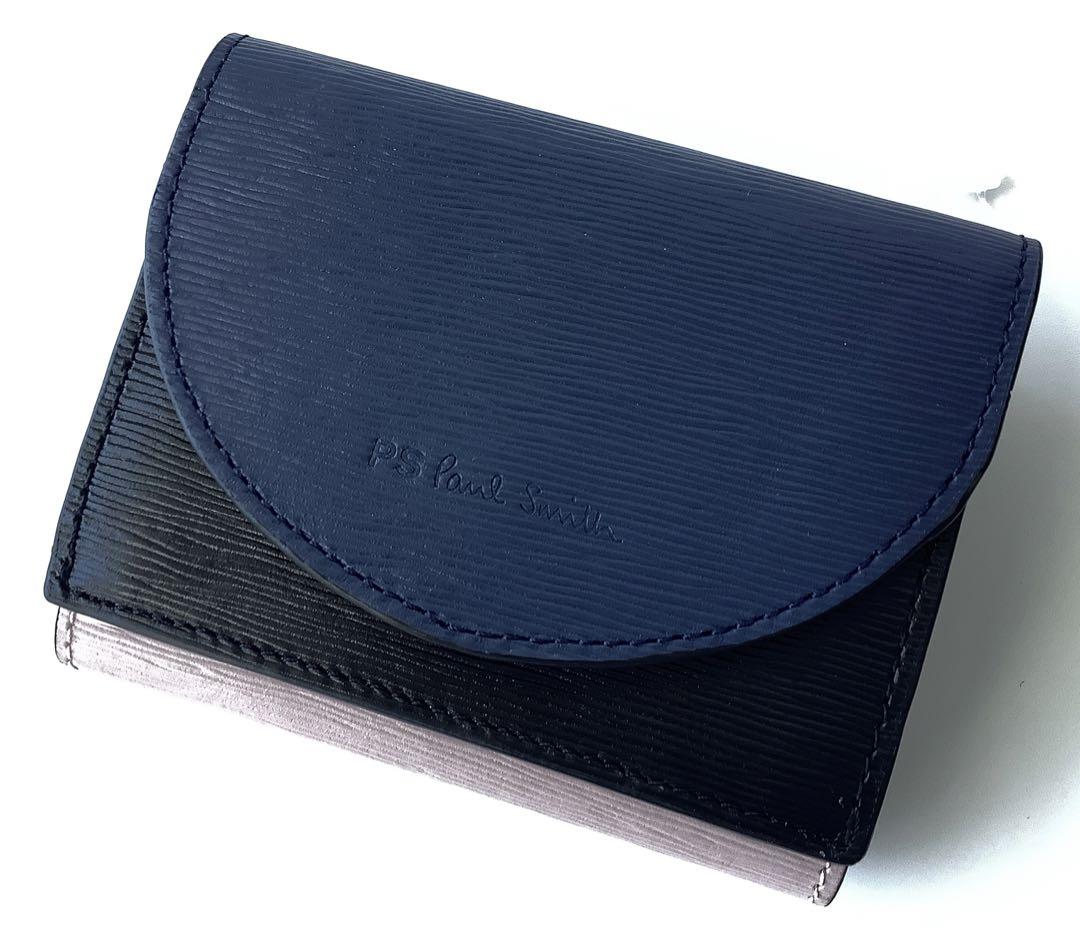 新品☆ポールスミス☆PaulSmithドット水玉3つ折り財布 ミニ財布