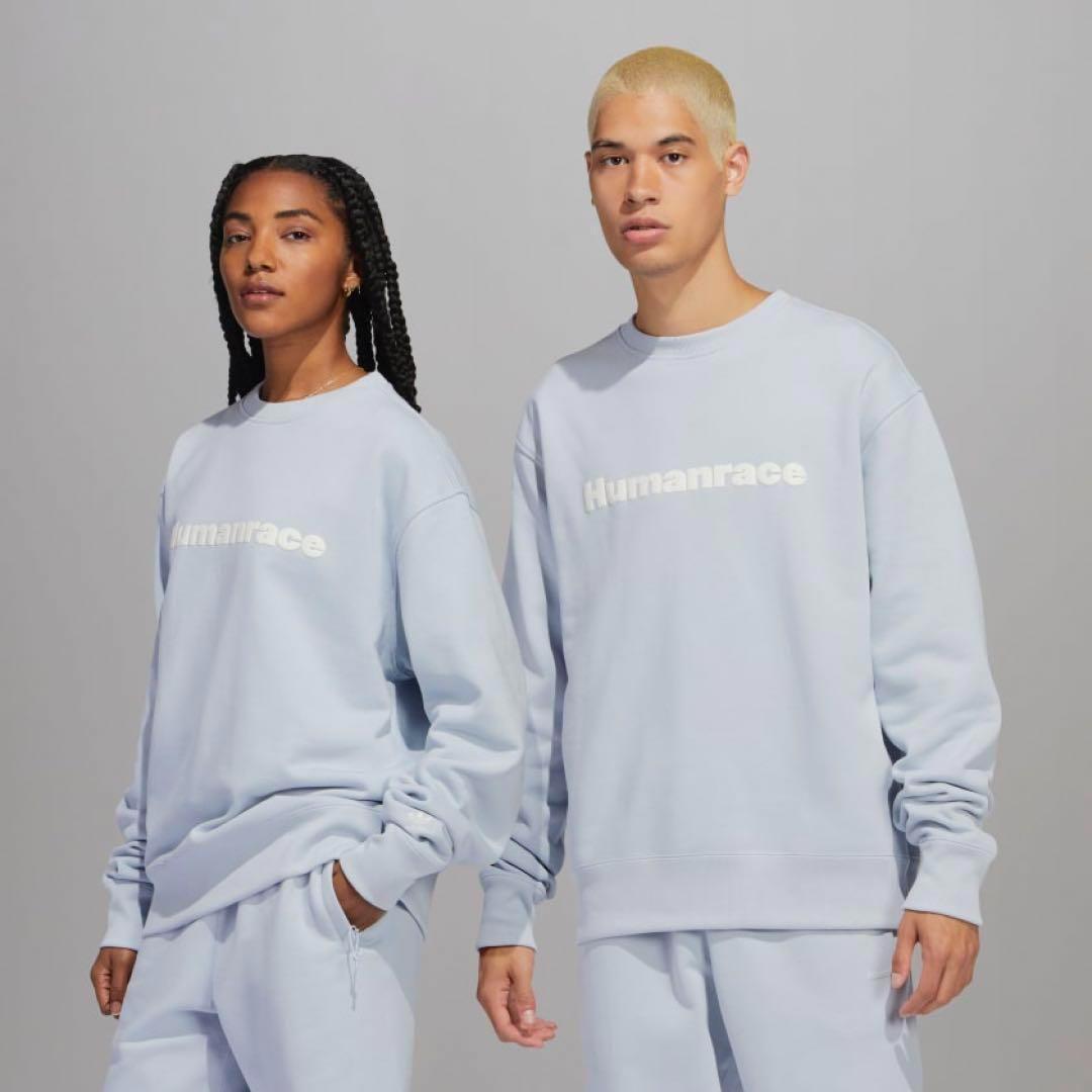 美品 adidas originals × Humanrace スウェットシャツ