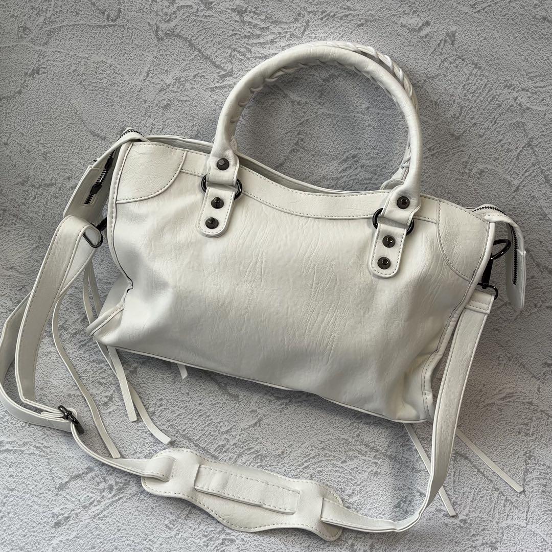 バッグ grunge City shoulder bag White midium