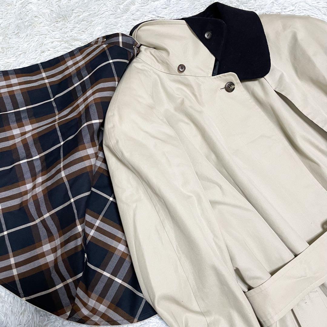 美品✨バーバリーズ ケープ付 トレンチコート 襟付 15BR 大きいサイズ