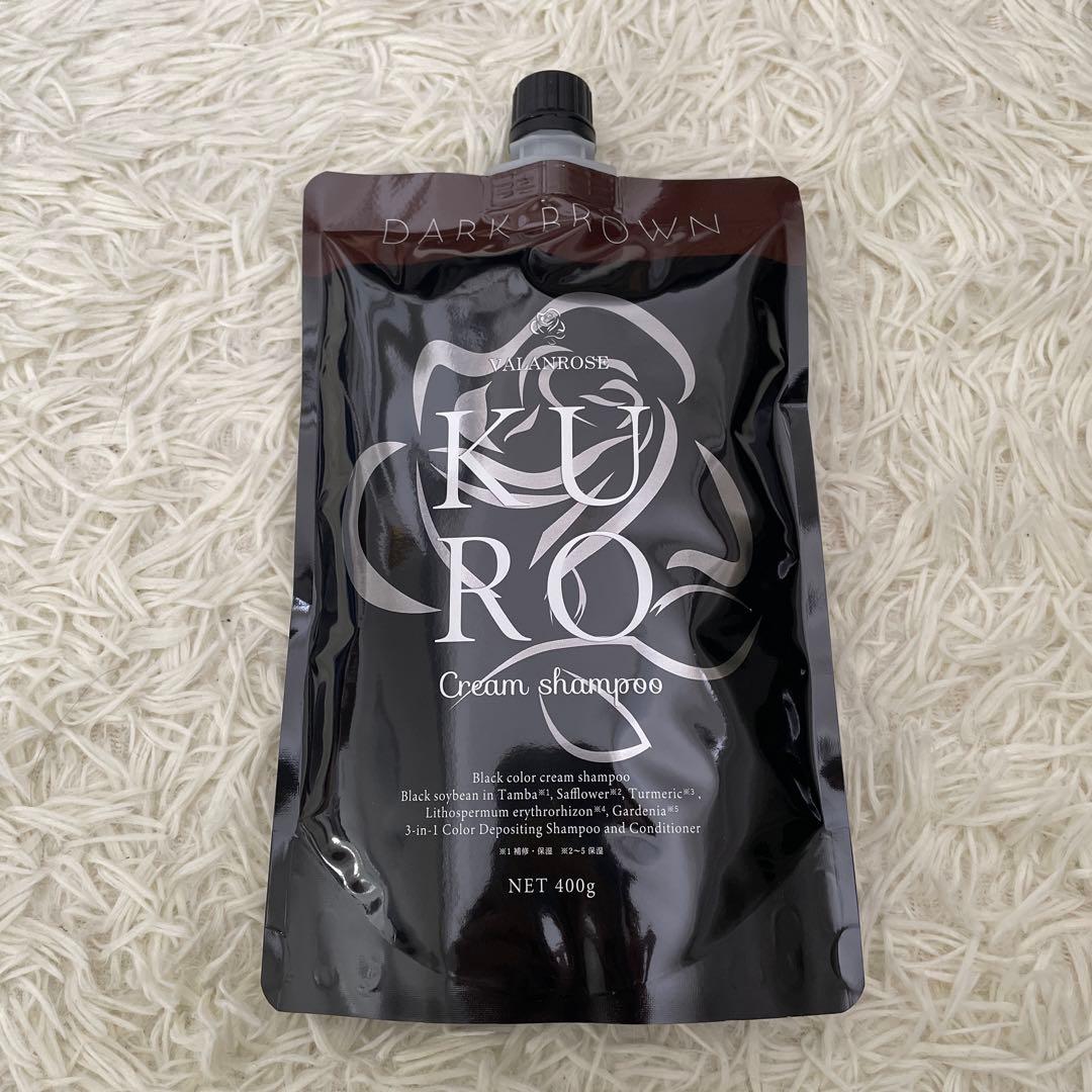 KURO Cream Shampoo ダークブラウン 400g - メルカリ
