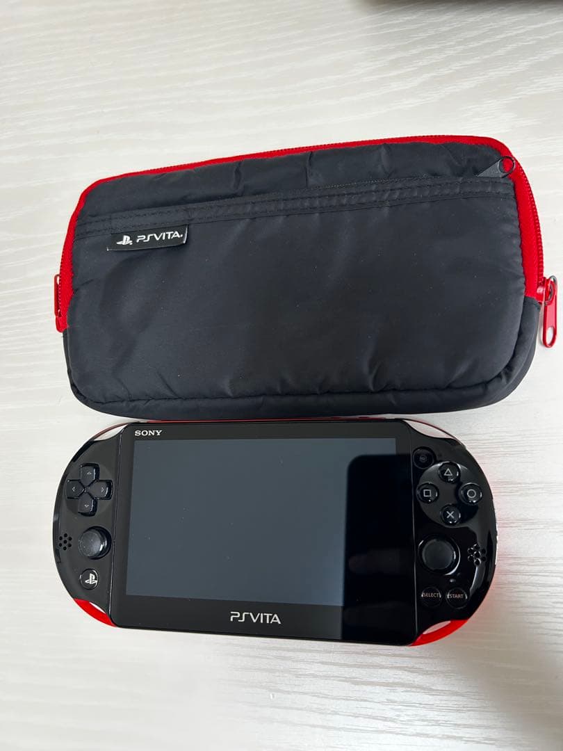 SONY PS Vita 本体 赤色 ケース付き