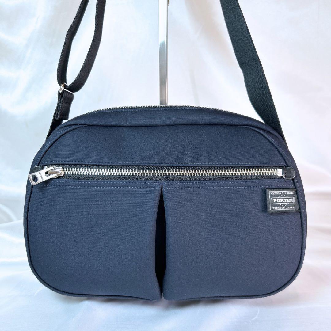 極美品 PORTER GIRL ショルダーバッグ アーバン S ネイビー