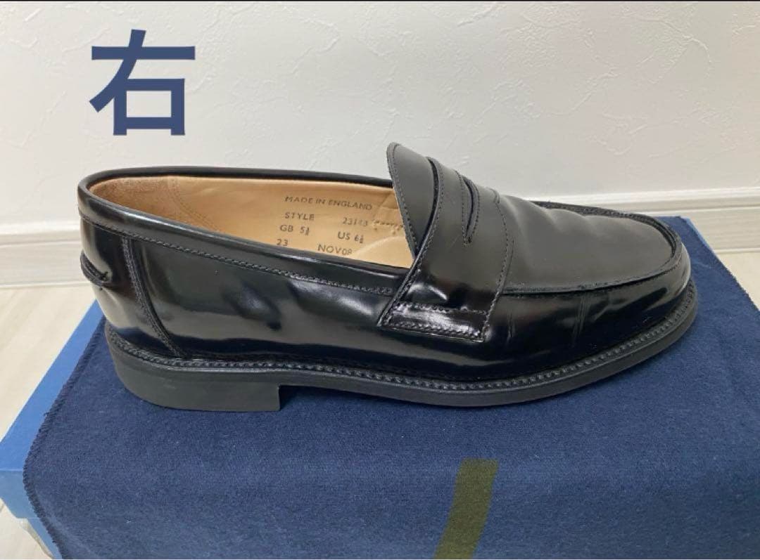 【SANDERS】ローファー 2314B BUTT SEAM LOAFER