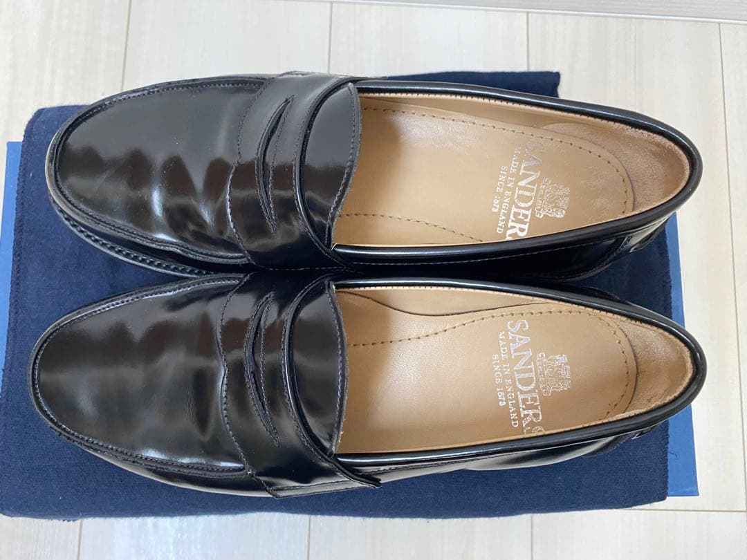 【SANDERS】ローファー 2314B BUTT SEAM LOAFER