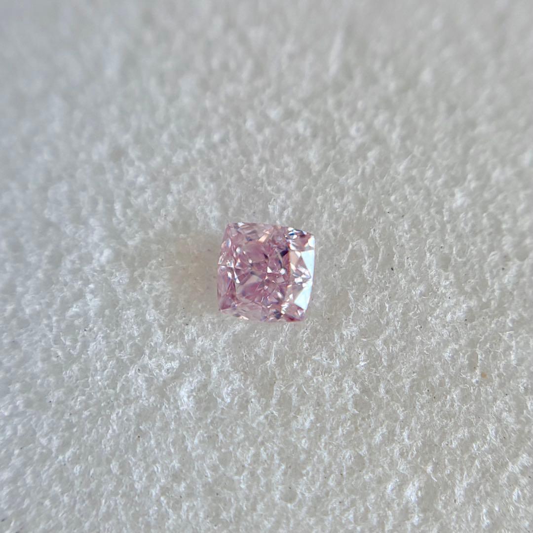 0.043ct VS-2 天然ピンクダイヤモンドルース FP 中央宝石研究所