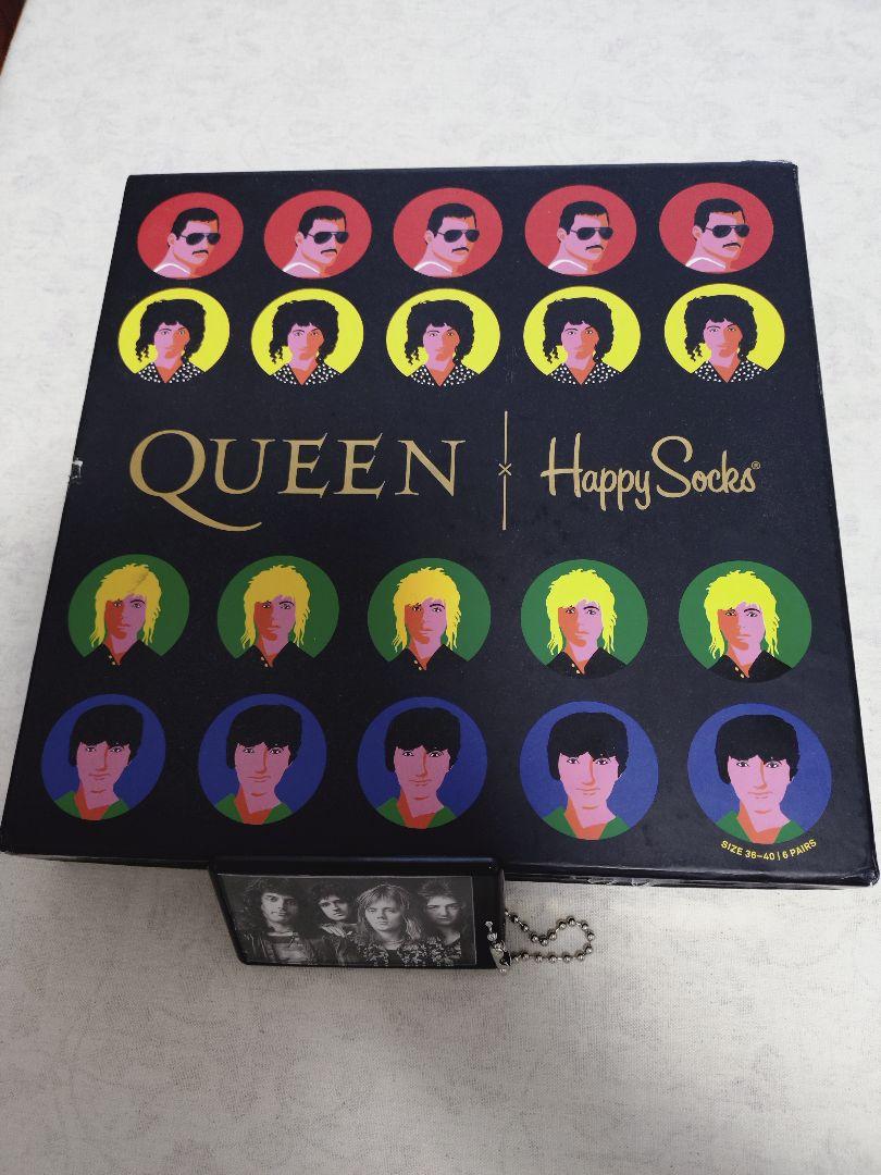 Queen x Happy Socks 靴下セット　ライブ会場限定キーホルダー