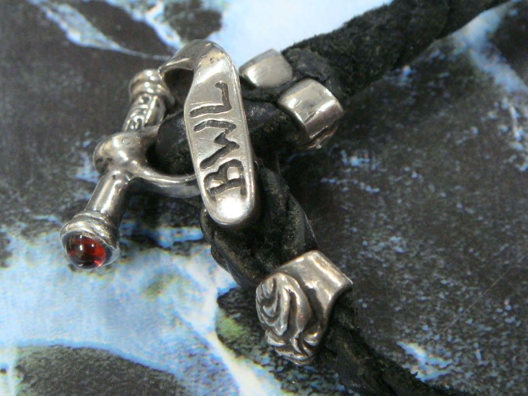 BWL ビルウォールレザー ミュージシャンズレザーブレードネックレスwスライダー