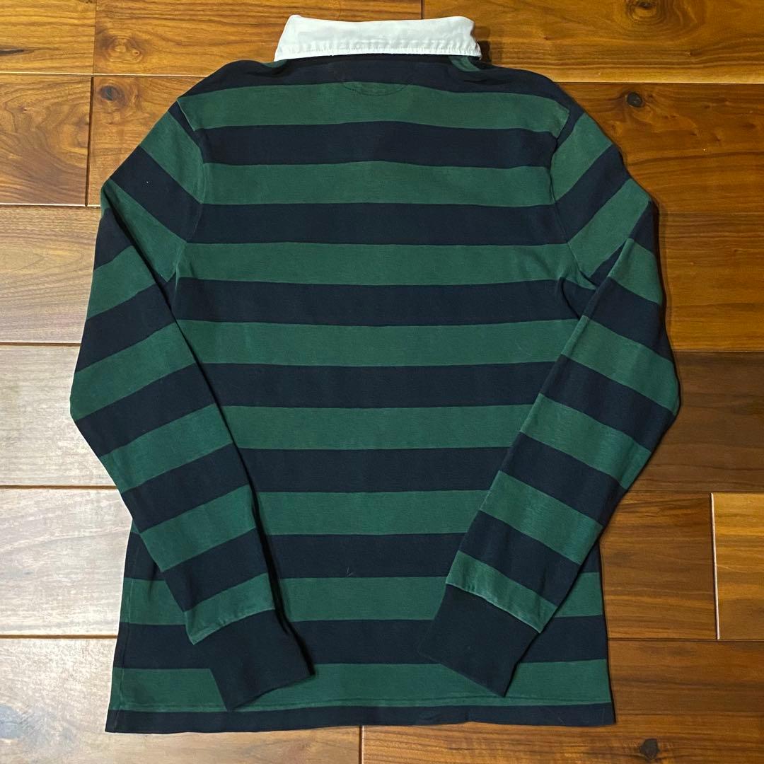 ラルフローレン ラガーシャツ 太ボーダー RRL ラグビー ダブルアールエル