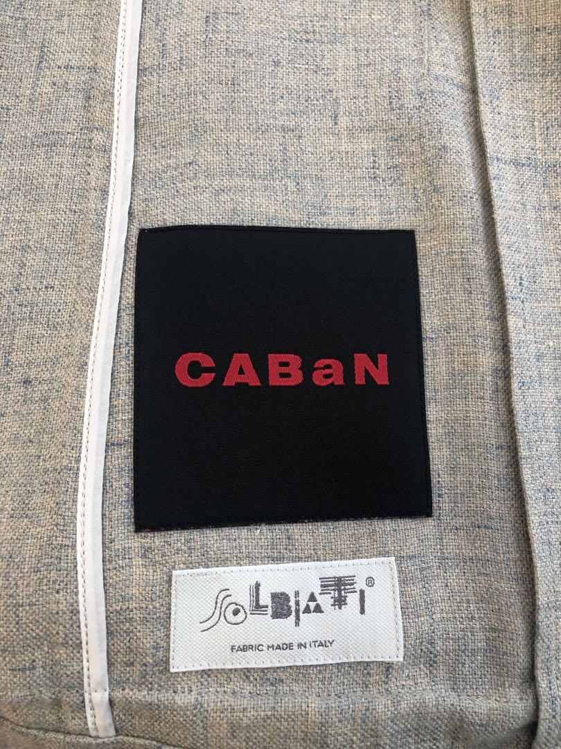 【GW最終日限定】CABaN メランジリネンテーラードジャケット
