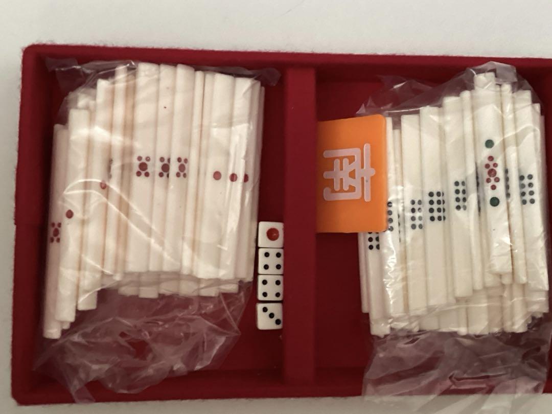 高級麻雀牌　新品・未開封　背青