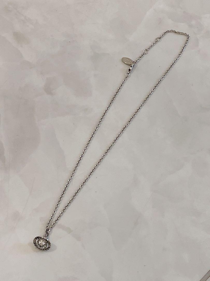 Vivienne Westwood ラインストーン オーブ ネックレス