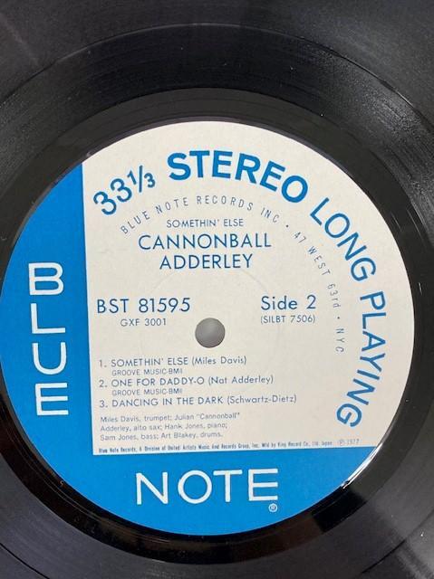 レコード　LP　サムシン・エルス　キャノンポール・アダレイ　ジャズ